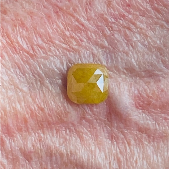 1.08 CTW 6.07MM FANCY YELLOW DIAMOND - Picture 5 of 13